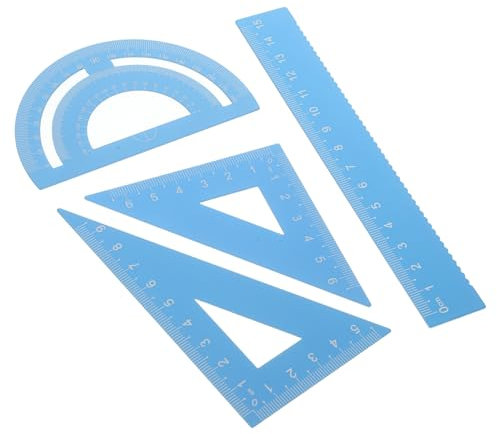SEWACC Zeichnung Lineal Werkzeug Metall Messwerkzeuge Für Schüler Künstler Designer Architekten Ingenieure Lehrertag
