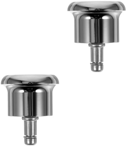 SHINEOFI 2 Pezzi Livellatore Per Sedia Plug-in Pavimento Ruota Moquette Pastiglie Lanciatore Gambe Tappeto Piede Gamba Piedi Fissi Sedie Con Rotelle Per Ufficio Piedi Sedia Lega Silver