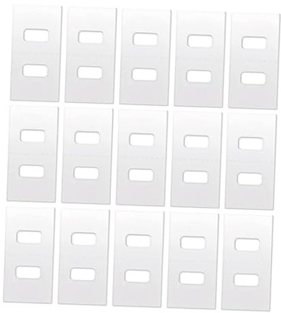 Holibanna 24 Stück Reparaturlaschen Für Vertikaljalousien Transparent Pvc Hochtemperaturbeständig Passend Für Modelle Einfach Zu Verwenden Jalousienzubehör Für Fenster