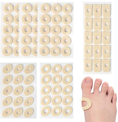 JEYORZY 6 Feuilles Pansement Cors Aux Pieds, Pansement Verrue Plantaire, Cors Aux Pieds, Corn Remover Protecteurs Correcteurs D'orteils