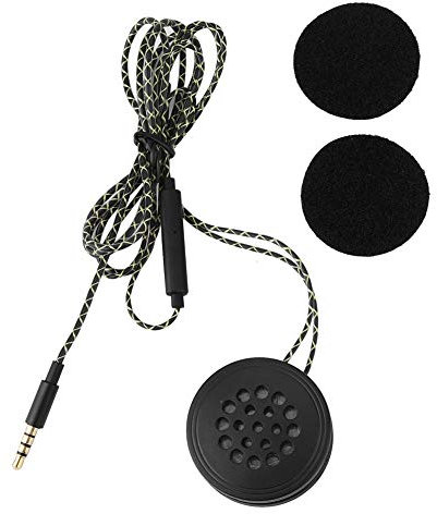 VOBOR Casque De Moto Casque Haut-parleurs, Réduction du Bruit 3,5 mm Haut-parleurs Porte-Manche Titulaire de la Main, Soutien Appel Mains Libres pour M-OTO, Accessoires de Moto