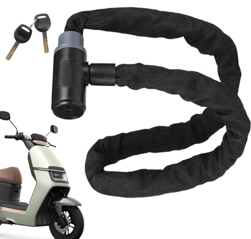 Fahrrad Kettenschloss, Robustes Fahrradschloss, Sicherheitsverschluss Für E-Bikes & Scooter