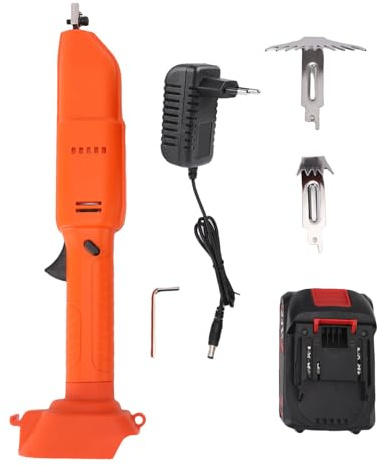 Cultivateur de Barre sans Fil, 2500 TR/Min de la Batterie électrique Puille à Carreaux Rototiller pour Petits Jardins, parterres de Fleurs et Lits surélevés