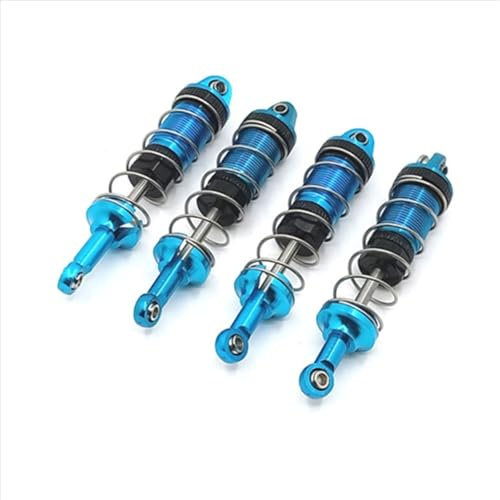 QOAKSDY RC Auto Stoßdämpfer Für MN128 MN86 MN86S MN86K MN86KS Für MN G500 1/12 RC-Auto-Upgrade-Teile Zubehör 4-teilig, Metall-Öl-Stoßdämpfer