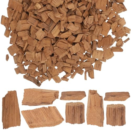 HOMSFOU Trucioli di Rovere Tostato 100g per Vinificazione e Invecchiamento Whiskey, Aggiunge Sapore Autentico e Aroma Intenso, per Produzione Vino e Liquori