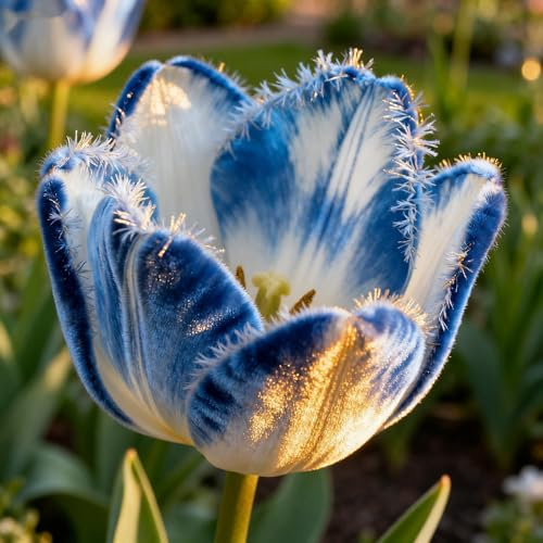 Tulpen zum Anpflanzen/winterhart mehrjährig Tulpen Rhizome&Schnelles Wachstum/Lange Blütezeit/Hochwertig/gemischt, selten, ausgewählt-6Rhizome-C