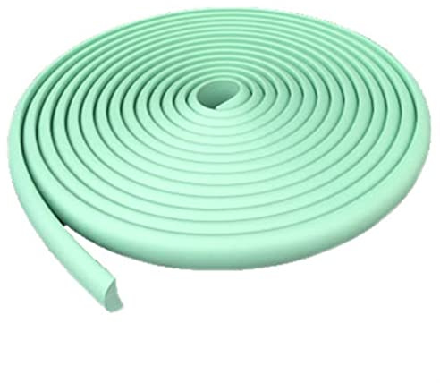 Moulure Adhésive de 2 M (6,5 Pi) pour Carrelage Corniche Bordure de Plafond Joint D'Étanchéité Étanche pour Murs Miroirs Décoration Intérieure (Bleu)