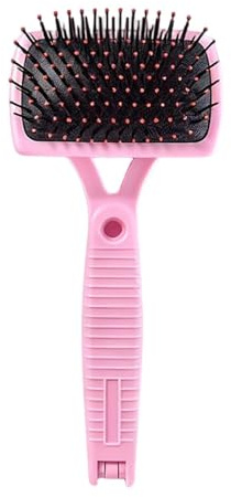 Körpermassagegerät mit langem Griff – zusammenklappbares Design, 30,3 cm, tragbarer Rückenkratzer, Kopfhautbürste, Juckreizkratzer, Trockenbürsten-Hygienegerät | Kompakte Entspannungshilfe für Frauen,