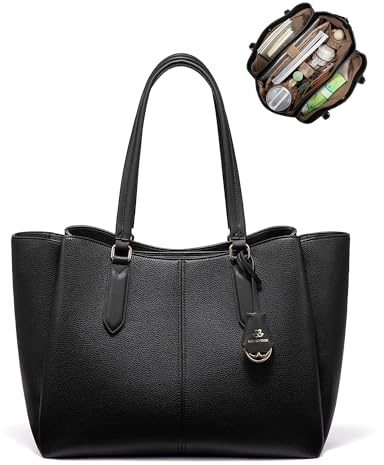 LOVEVOOK Handtasche Damen Groß, 15,6 Laptoptasche, Uni & Shopper Tasche