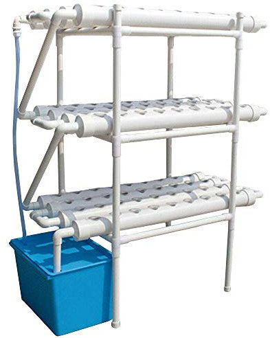 RANZIX Hydroponic Site Grow Kit de 3 Capas 108 Lugares -Kit para el Sistema Educativo de Hydroponics-System y Hydroponik-Experiment, Verduras, Flores