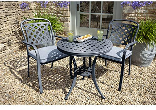 Hartman Berkeley Bistro Set Antique Grey/Platinum