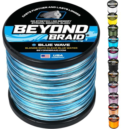 Beyond Braid Blue Wave Braided Fishing Line - 20LB