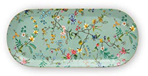 Pip Studio 51018109 Jolie Flowers Blue Kuchenplatte rechteckig (1 Stück)