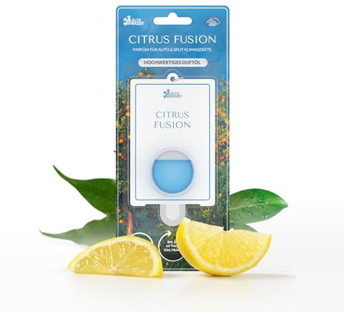Kältebringer Premium Auto-Parfüm - Citrus Fusion - Langanhaltender Auto Duft, 40% Duftöl, bis zu 45 Tage Dufterlebnis - Ihr Luxus Lufterfrischer für das Auto