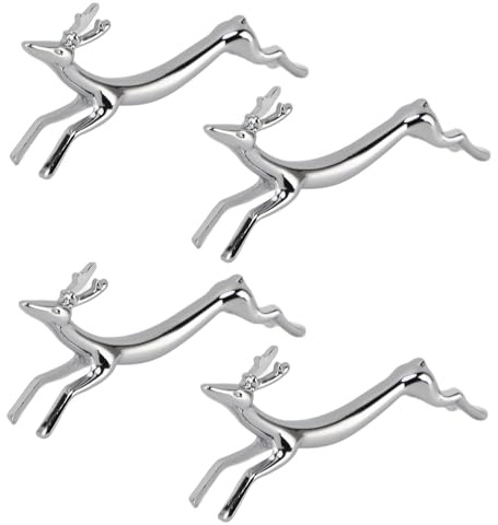 4 Pièces Porte-Baguettes, Repose-Couverts en Alliage de Zinc Support de Baguettes en Forme D'Animal Repose-Baguettes Repose-Couteau Support de Vaisselle Support de Couteau Décor