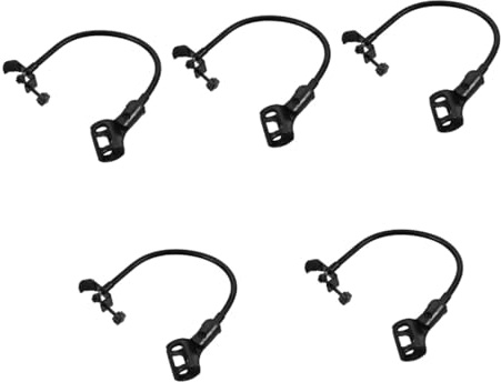 ibasenice 5sätze Mikrofonständer Mit Halterung Verstellbar Und Stabil Für Verschiedene Mikrofone Leicht Und Tragbar Für Pc Und Mobile Nutzung Inklusive Mikrofonclip Für Unterschiedliche