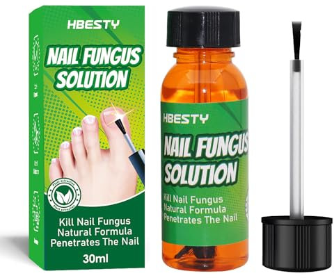 Nail Fungus Treatment Solution 30ml, Fungal Nail Treatment and Repair for Fingernails and Toenails, Prevent Fungal Nail Infection, Easy To Use