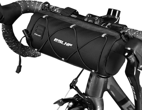Rarapop Lenkertasche Fahrrad, Fahrradtasche vorne Lenker, Aufbewahrungstasche mit Schultergurt für Mountainbike, Rennrad