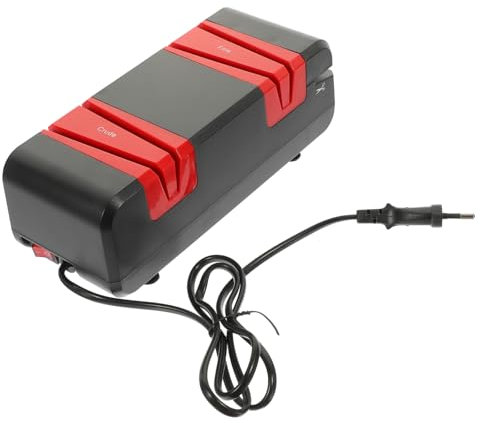 OFFSCH Affûteur De Ciseaux Électrique 4-en-1 60w Moteur Cuivre Affûtage Rapide Couteaux Multi-usages La Cuisine Ménage Noir Et Rouge Adapté Maison Cuisine