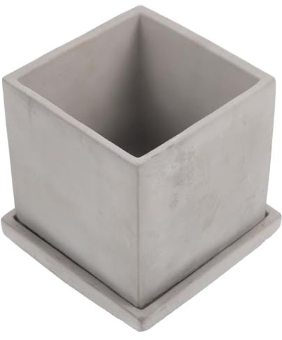 Yardwe Pflanzschale Aus Beton Dekorativer Blumentopf Aus Zement Für Die Inneneinrichtung