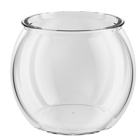 Betta - Serbatoio per pesce, kit di avviamento per acquario, con luce a LED, ciotola in vetro da galloni con filtro integrato, include ghiaia e piante, ideale per design salvaspazio