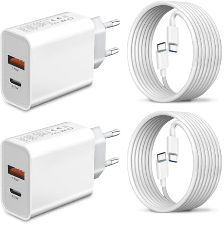 45W Chargeur USB C Rapide Câble pour Samsung S25 Ultra/S26 S24 FE A56 A36