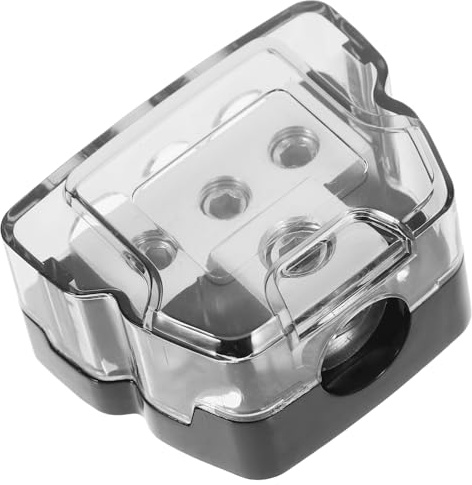 Gadpiparty Blocco Distribuzione Elettrica per Auto Morsettiera Compatta e Facile Installare per Impianti Audio Adatta Auto Camion e Barche