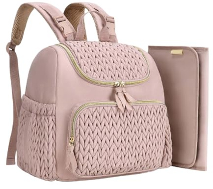 Liqzirtu BASCHE PATER BASCHE - Paquete Organizador De Viaje, Mochila Para Mamá Impermeable | Estilish Bolsas De Maternidad, Clip Para Cochecitos De Pad, De Pañales Para Mamá Y Papá, Un