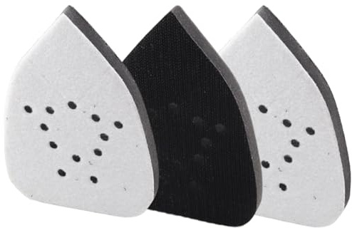 3pcs Mouse Sander Interface Pads，Mouse Detail Sanding Interface Pad 140mm*95mm 12 Holes Foam Interface Mouse Sander Sandpaper Backing Pad