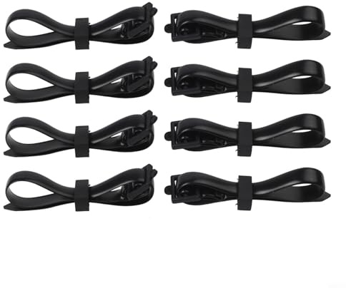TONIXY Lot de 8 attaches réglables en PVC robuste avec boucle pour arbustes, arbres fruitiers et plantes en pot dans les jardins extérieurs (30 x 1,3 cm)