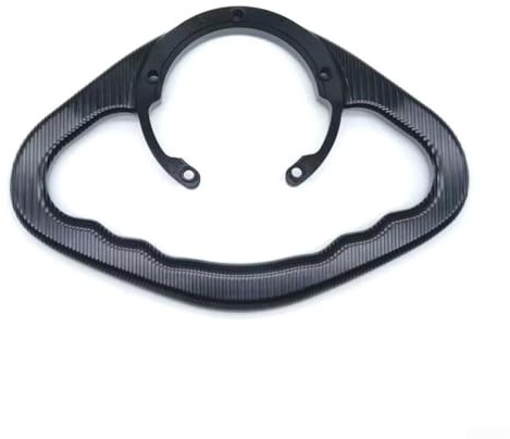 Mango de depósito de combustible para pasajeros para motocicletas CFMOTO 2020 2024 con aluminio CNC (negro)