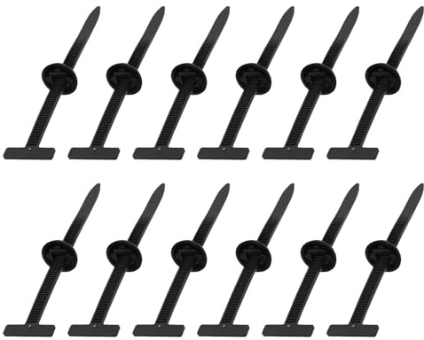 MOLUCKFU 200pcs Clips de Serrage en Nylon Boucle Autobloquante pour Fixation Câbles et Pare-chocs, Flexibles et Résistants, pour Assemblage Domestique et Organisation Auto