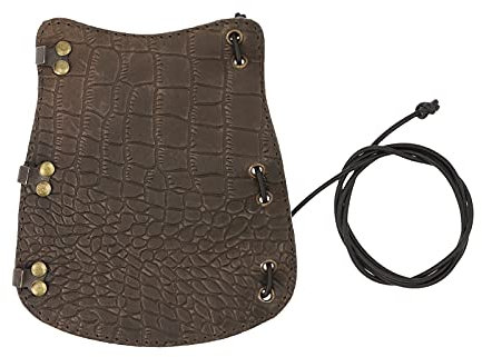 elToro Croco - Armschutz; Leder mit Kroko-Prägung; klassischer Armschutz für den Sport mit Pfeil und Bogen