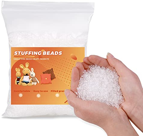 Gummi-Füllperlen für Puppen, 100 g, beschwertes Stofftier