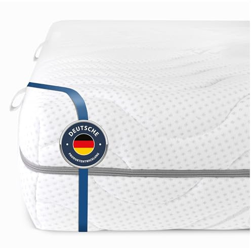 BMM Kaltschaummatratze Komfort 19 80x190 cm H4 19 cm RG35 | Premium-Kaltschaummatratze mit KSCell®, SilverCare-Bezug und Klimaband für frischen, ausgewogenen Schlafkomfort.