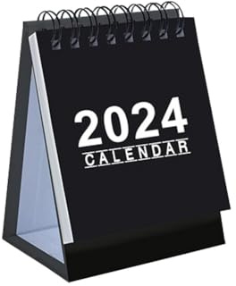 Kalender 2024 Tischkalender, Jahreskalender Monatskalender Tischkalender Kalender 2024-2025 Desktop Kalende, Tischkalender zum Aufstellen 18 Monatskalender Läuft von Januar 2024 bis Juni 2025