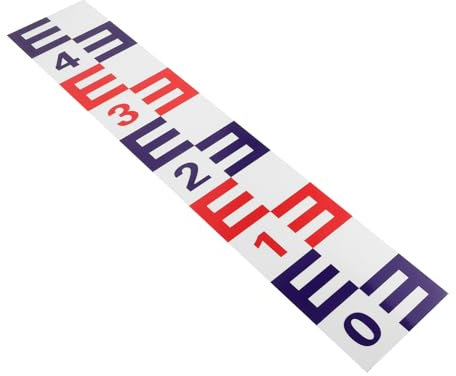 Veemoon Jauge Eau Auto-adhésive Indicateur De Niveau Eau Sticker De Jauge Pour Piscine Outil De Mesure