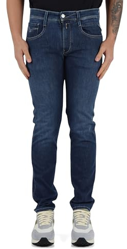 Replay Slim fit Jeans Anbass X-Lite Plus, 009 medium blå, 31W / 32L