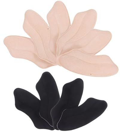 SHERCHPRY 5 Par Häl Kuddar Foder Sko Klack Foder Kuddar Mjuka Klack Sätter in Antislip Häl Greppskydd För Höga Sko Sneakers