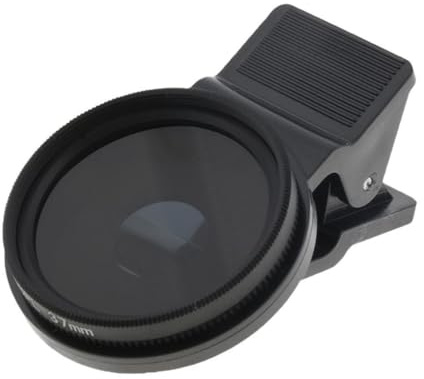 kesurpae Migliora l'imaging utilizzando l'obiettivo universale CPL da 37 mm per fotocamera del telefono, riducendo i riflessi per scatti vividi. Filtro per obiettivo CPL con clip