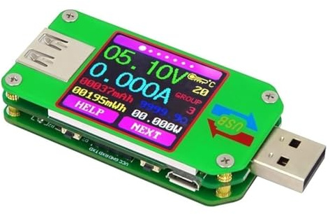 RD UM24C USB 2.0 App Controllata Display LCD Voltmetro Amperometro Misuratore di Tensione Carica della Batteria Corrente Multimetro Tester for Cavi