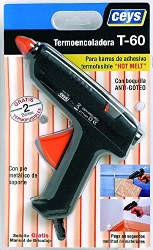 Ceys 507103 - Pistola encolar termofusible 60 w con gatillo t-60 ceys