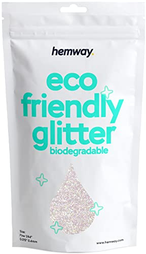 Biologisch abbaubarer Glitzer Perlmutt schillernd umweltfreundlich Pflanzlich fein für Gesicht Körper Haare Basteln Kunstharz Festival-Make-up Lidschatten 100g / 3,5 oz