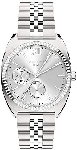 Liebeskind Berlin Damen Analog Quarz Uhr mit Edelstahl Armband LT-0259-MM