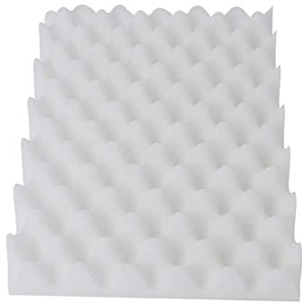 STCK Schallabsorber Akustikschaumstoff, noppenschaumstoff 5cm dick, Akustikschaumstoff Platten, Schalldämmende Polsterung für Raum, Podcasts, Aufnahmestudios(10 Stück) 30x30cm