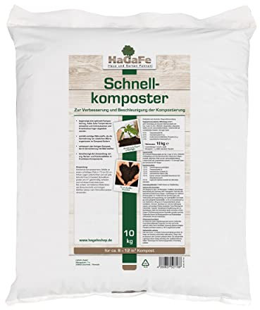 HaGaFe Bio Schnellkomposter Kompostbeschleuniger Komposthilfe Kompost (10kg (1x 10kg))
