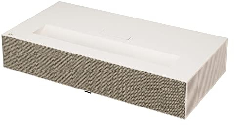 LG HU915QE Ultra Short Throw 4K UHD (3840 x 2160) 3Ch Laser Smart Home Theater CineBeam Projector with Up to 3700 ANSI Lumens, and webOS 6.0 Video, Netflix and Apple TV+