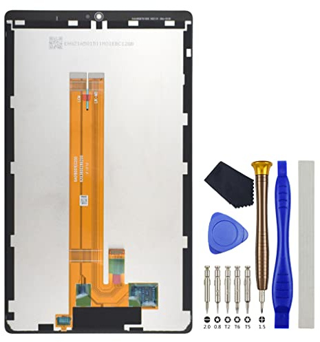 VEKIR Black Tablet Complete Screen LCD Touch Digitizer Replacement for (WiFi Version) Samsung Galaxy Tab A7 Lite SM-T220 8.7 with Tool kit