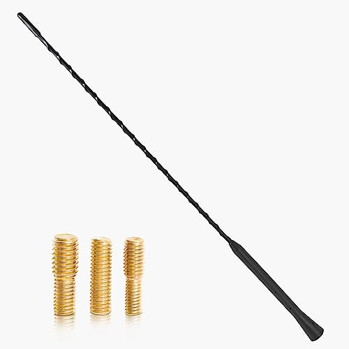 RED WOLF Autoantenne FM AM Dachantenne Kompatibel mit Opel VW Peugeot Citroen FIAT BMW Mini Cooper Renault Ford Autoradio Antenne 16 Zoll