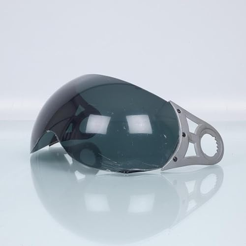 Visière écran de Casque Jet Torx Bob fumé foncé Compatible avec Homme/Femme